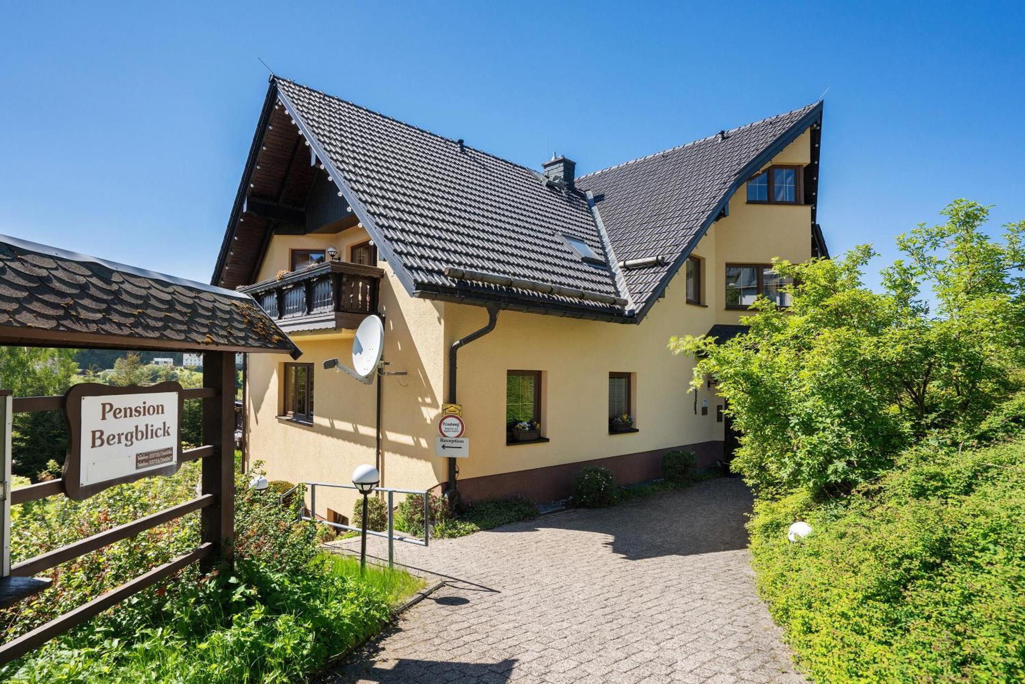 Pension Bergblick Мариенберг Экстерьер фото